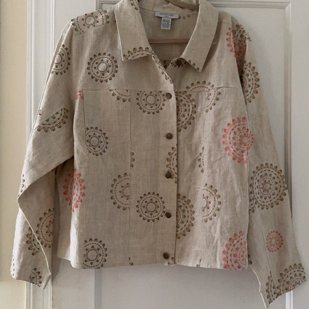 Paraphrase Linen Jacket - Picture 7 of 15